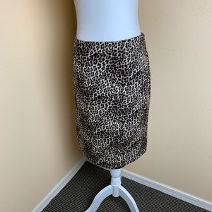 Alfani Leopard Petite Skirt